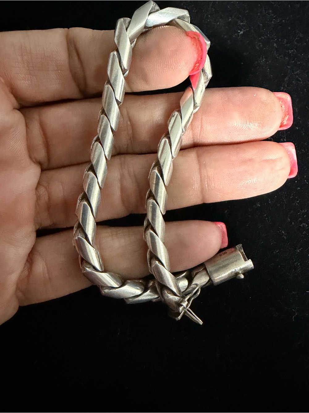 925 Sterling silver men’s / women’s SOLID HEAVY bracelet